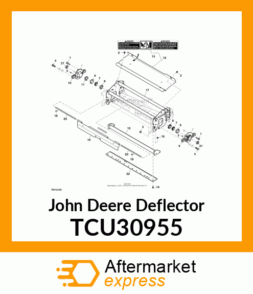 DEFLECTOR (30QA7 CUTTING UNIT) TCU30955