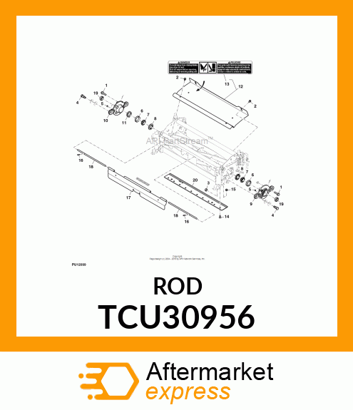 ROD (26QA7 DEFLECTOR) TCU30956