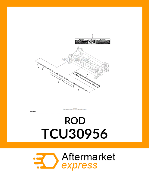 ROD (26QA7 DEFLECTOR) TCU30956