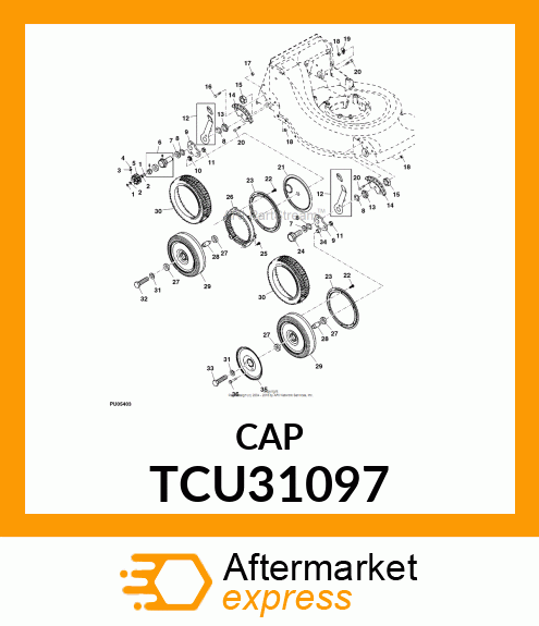 CAP, HUB TCU31097