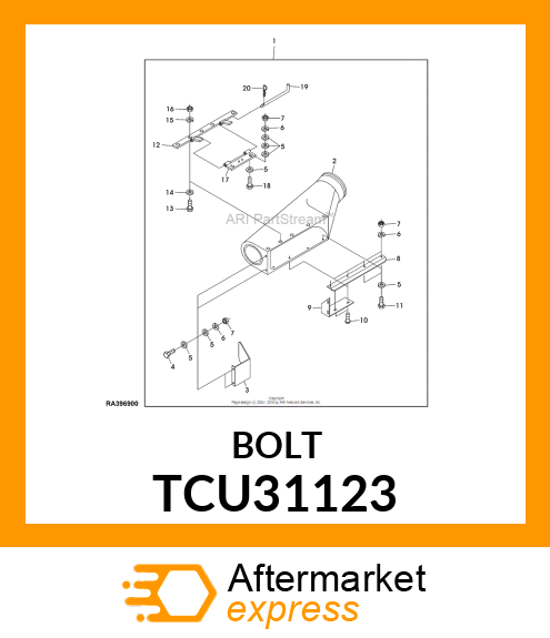 BOLT TCU31123