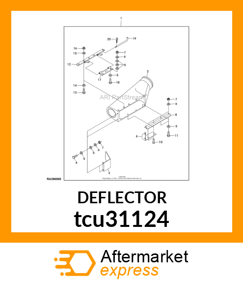 DEFLECTOR tcu31124