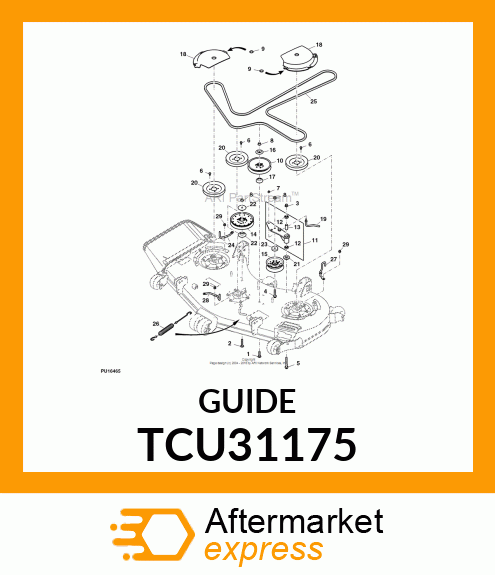 GUARD, DEBRIS TCU31175