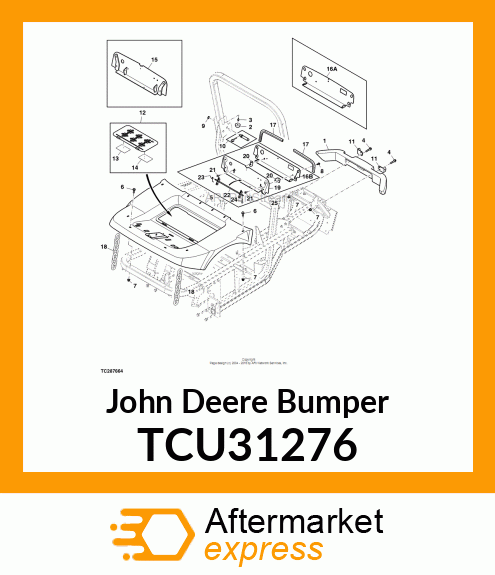 ROPS, BUMPER TCU31276