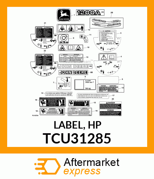 LABEL, HP TCU31285