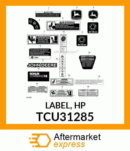 LABEL, HP TCU31285