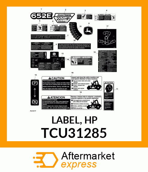 LABEL, HP TCU31285