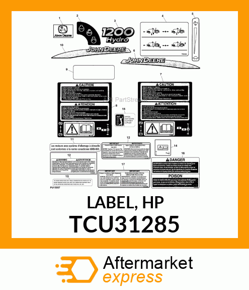 LABEL, HP TCU31285