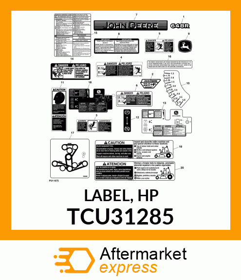 LABEL, HP TCU31285