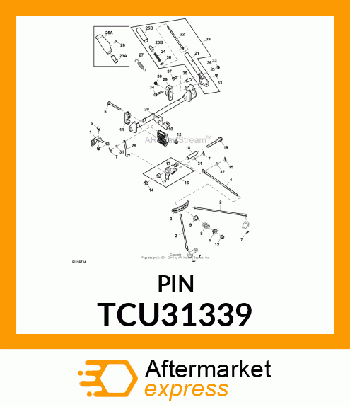 LINK, MID BELLCRANK CONTROL TCU31339