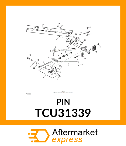 LINK, MID BELLCRANK CONTROL TCU31339