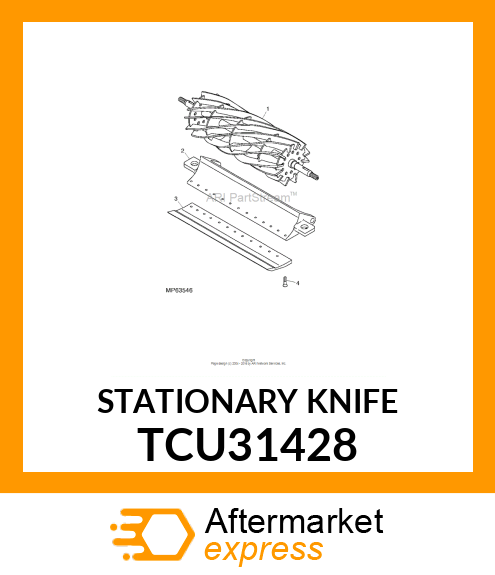 STATIONARY KNIFE TCU31428