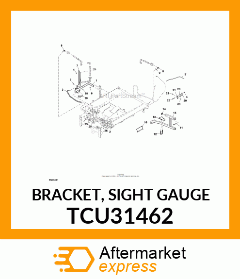 BRACKET, SIGHT GAUGE TCU31462