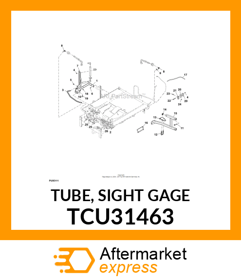 TUBE, SIGHT GAGE TCU31463