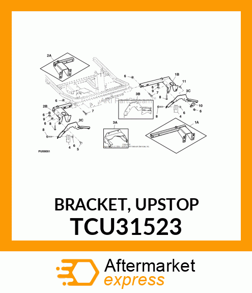 BRACKET, UPSTOP TCU31523