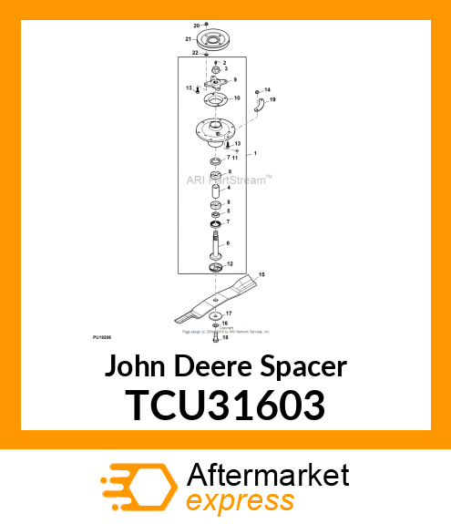 SPACER, BEARING TCU31603