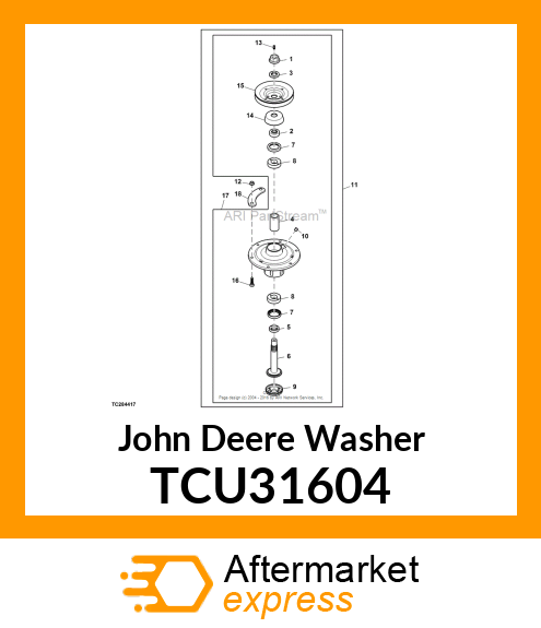 BUSHING, LOWER SEAL TCU31604