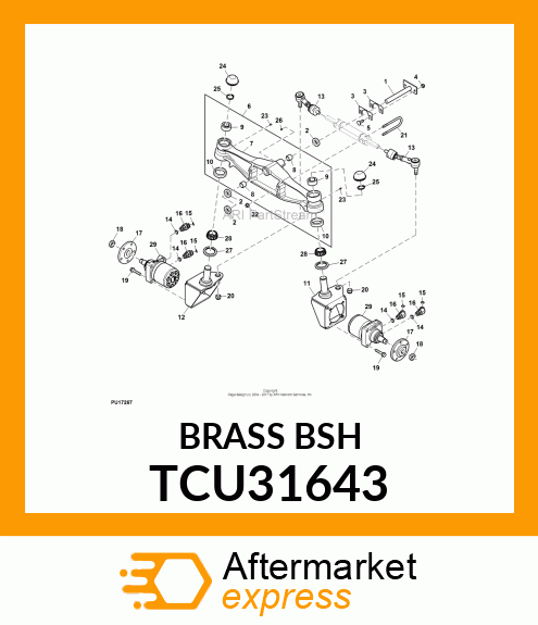 BUSHING, KING PIN TCU31643