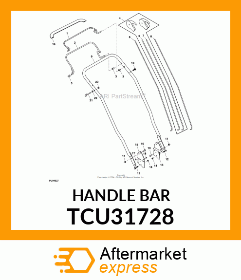 HANDLEBAR TCU31728