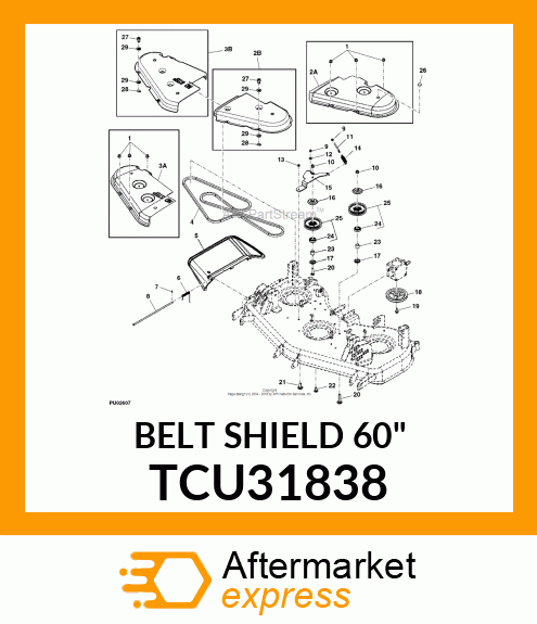 BELT SHIELD 60" TCU31838