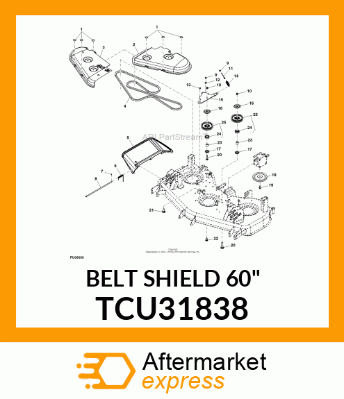 BELT SHIELD 60" TCU31838