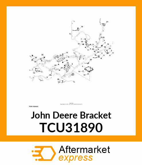BRACKET, CONNECTOR MOUNT TCU31890