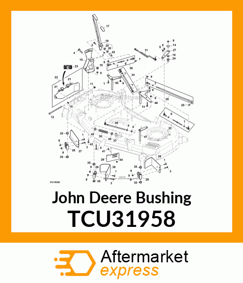 BEARING, STEEL JOURNAL (3/8" SHAFT) TCU31958