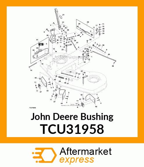 BEARING, STEEL JOURNAL (3/8" SHAFT) TCU31958