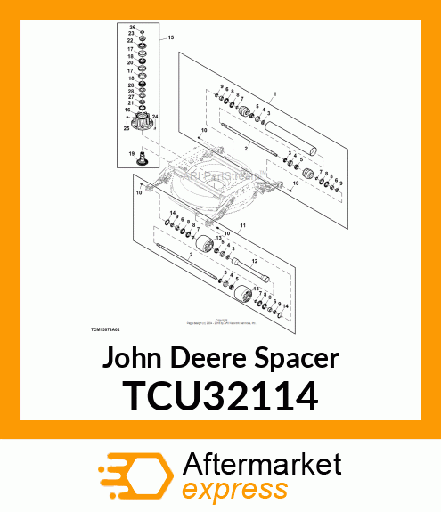 BEARING SPACER TCU32114