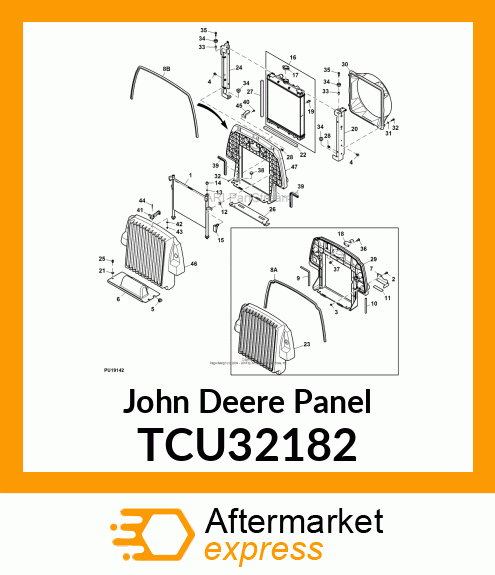 PANEL, ACCESS TCU32182