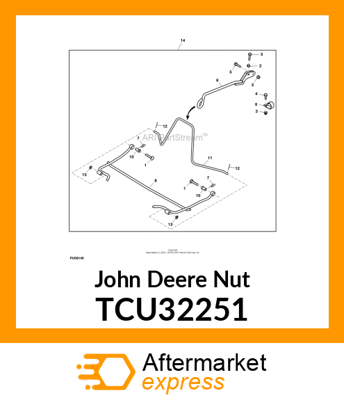 NUT (SHOULDER, LONG) TCU32251