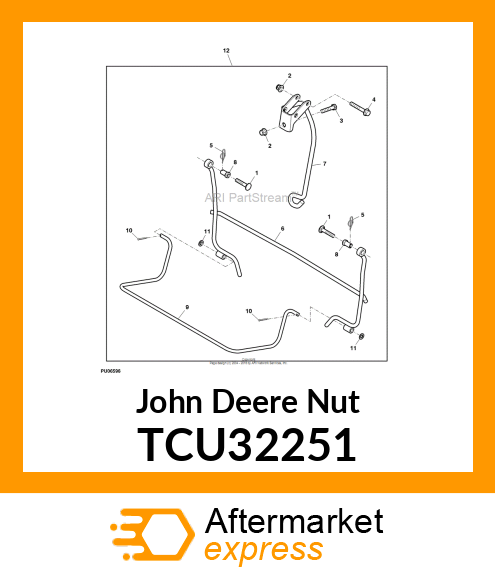 NUT (SHOULDER, LONG) TCU32251