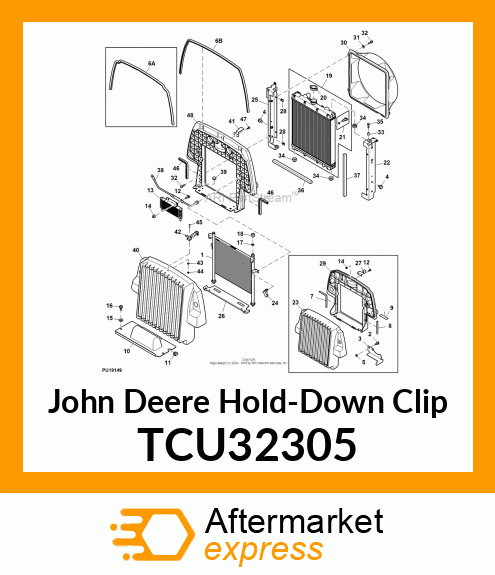 Down Clip TCU32305