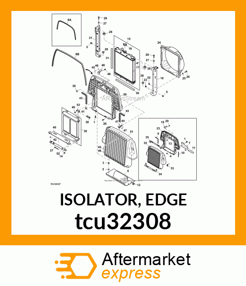 ISOLATOR, EDGE tcu32308