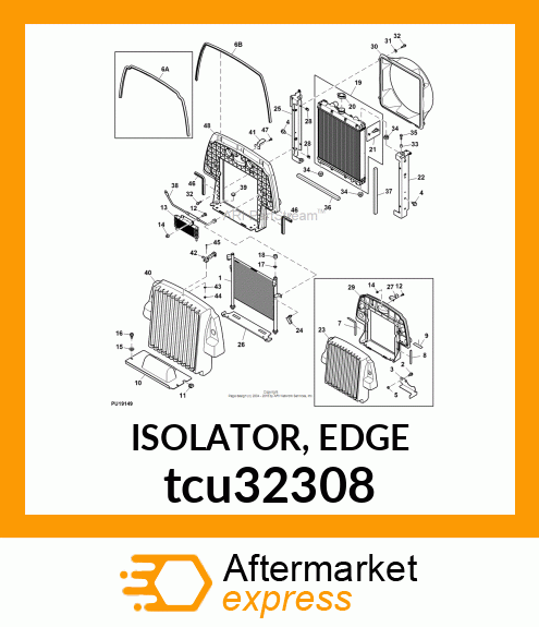 ISOLATOR, EDGE tcu32308