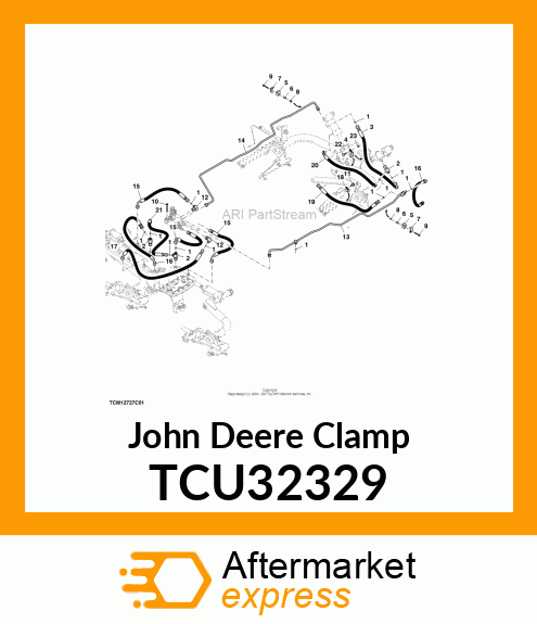 STIRRUP, BUEGU CLAMP, SIZE 0B TCU32329