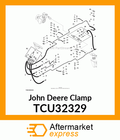 STIRRUP, BUEGU CLAMP, SIZE 0B TCU32329