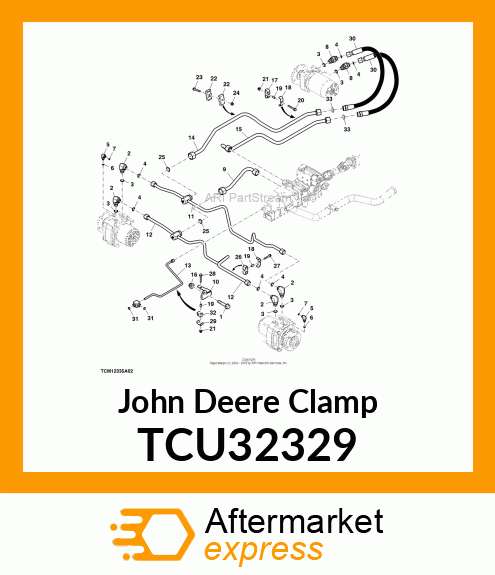 STIRRUP, BUEGU CLAMP, SIZE 0B TCU32329