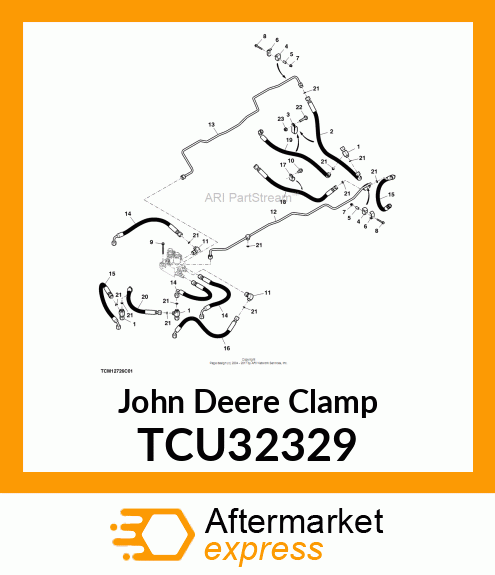 STIRRUP, BUEGU CLAMP, SIZE 0B TCU32329