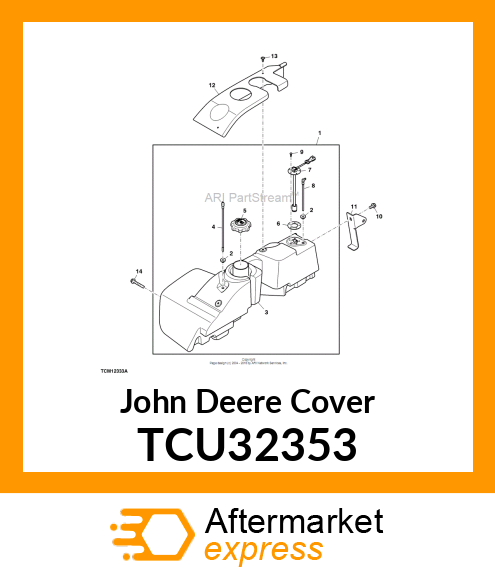COVER, RH FENDER (3WD) TCU32353
