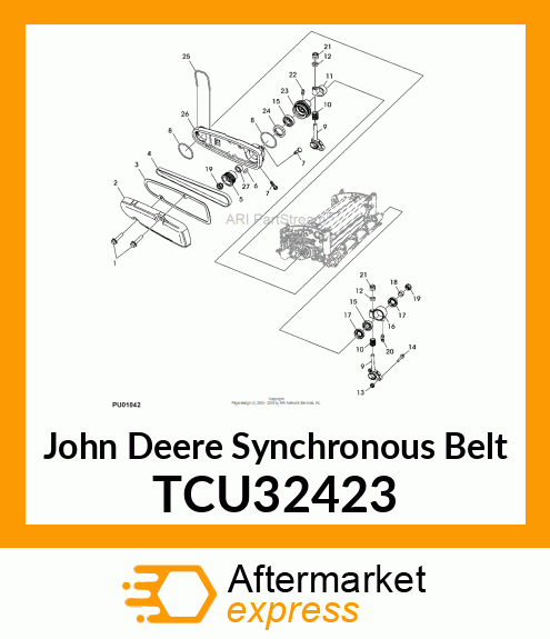 BELT (QA7 BRUSH) TCU32423