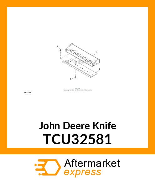 STATIONARY KNIFE (22 FAIRWAY, HSTS) TCU32581