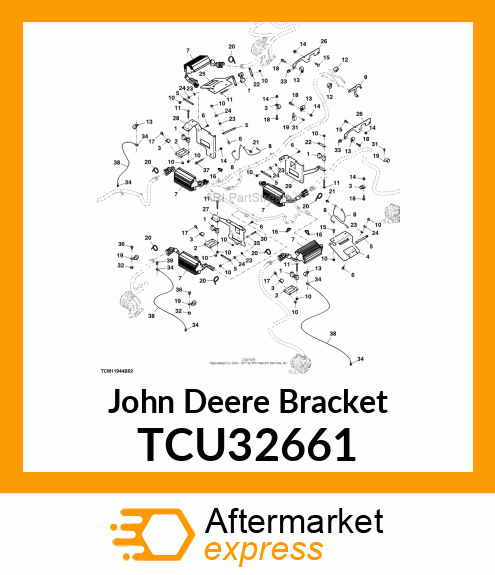 BRACKET, MOTOR CONTROLLER, LH FRONT TCU32661