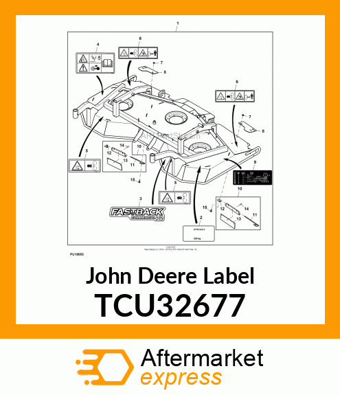 LABEL,"FASTBACK COMMERCIAL 72" TCU32677