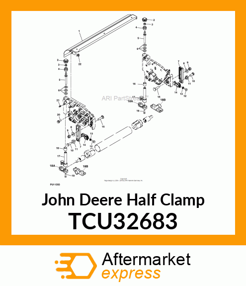 CLAMP (REAR ROLLER) TCU32683