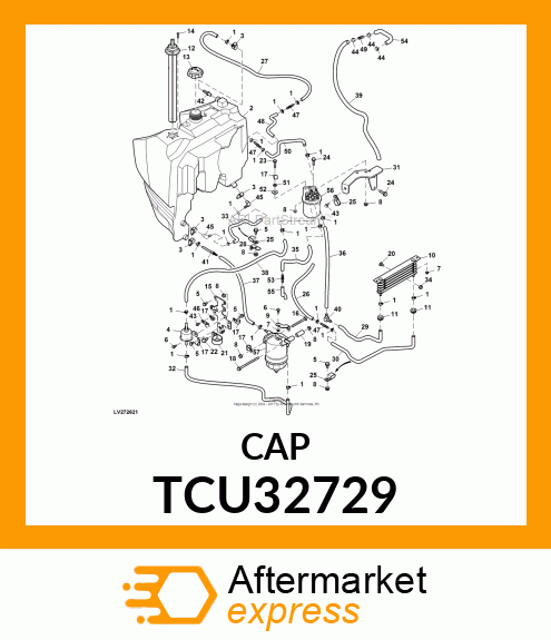 FILLER CAP TCU32729