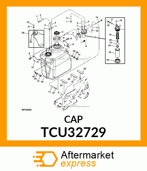 FILLER CAP TCU32729