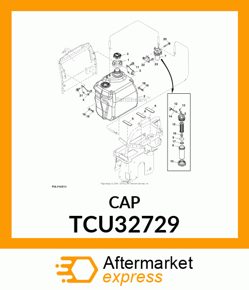 FILLER CAP TCU32729