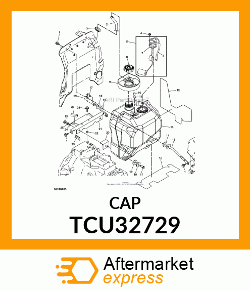 FILLER CAP TCU32729