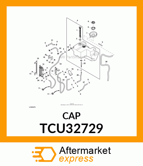 FILLER CAP TCU32729